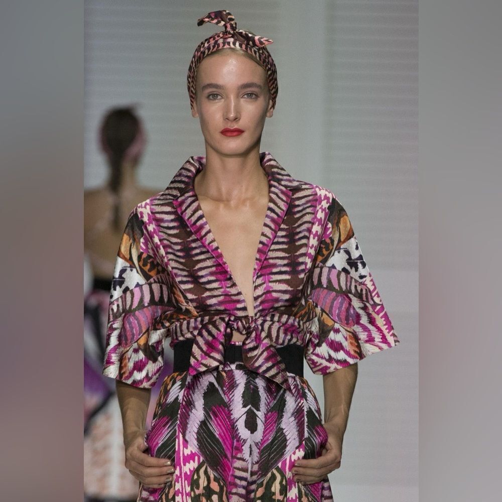 Temperley London Spring/Summer 2018 Collection Amaryllis Garden Leaf Blouse